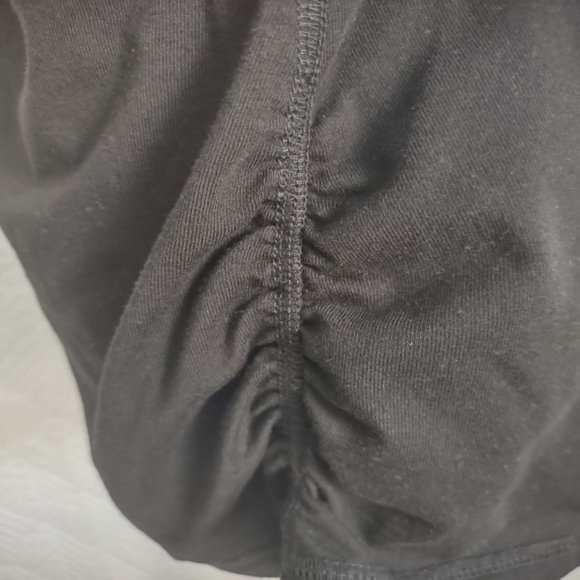 Athletic Works Womens Short Sleeve Ruched Side Tee Black Large NWOT NEW - Picture 6 of 6